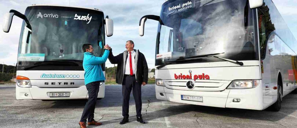 Busly: Arriva Croatia und Brioni Pula haben ein gemeinsames Verkehrsnetz in Betrieb genommen