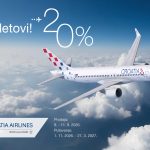 20% popusta na sve letove Croatia Airlinesa!