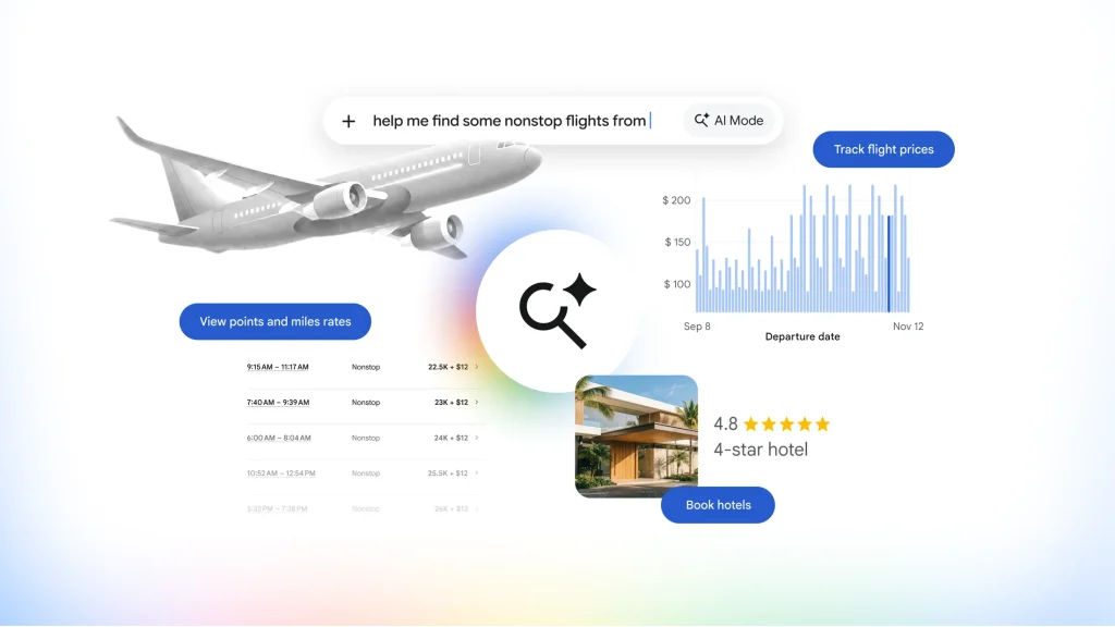 Google uvodi rezervacije hotela u AI Mode: booking se sada može završiti bez napuštanja pretraživanja