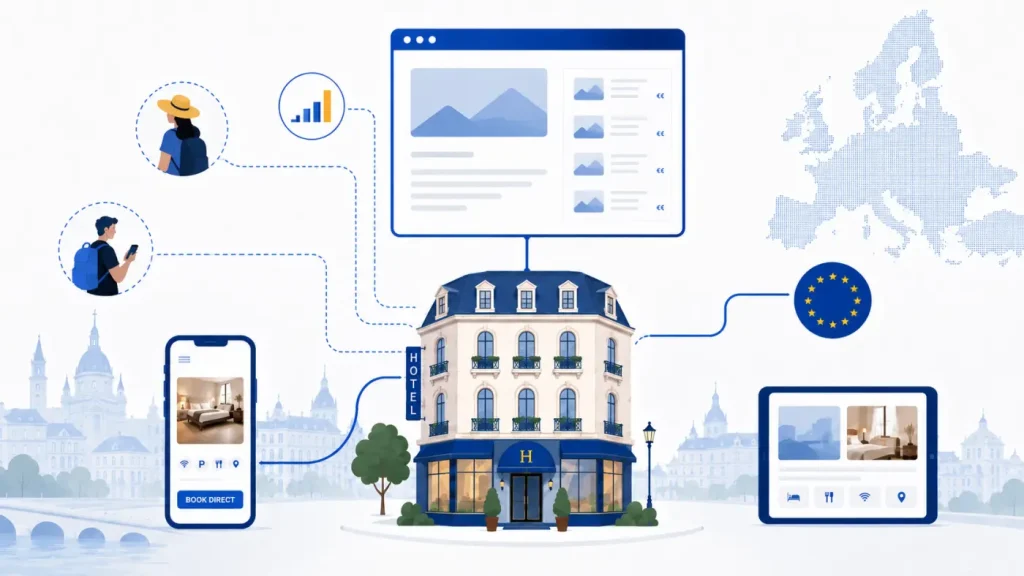 Booking i Expedia drže 85% europskog OTA tržišta, dok direktne rezervacije i dalje vode